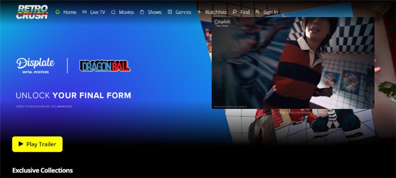 RetroCrush Interface