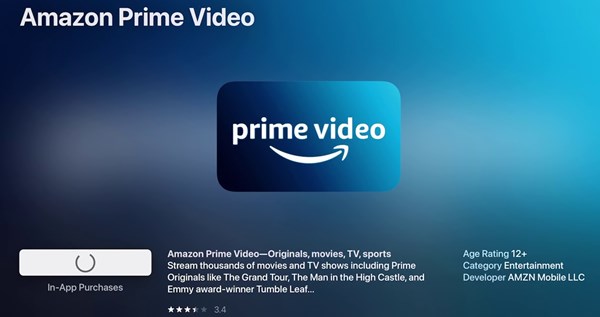 Install Amazon Prime Video on Apple TV
