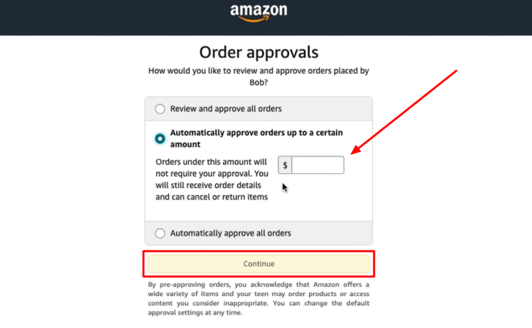 Set Order Approval Conditions