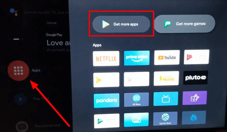 Tap on Get More Apps