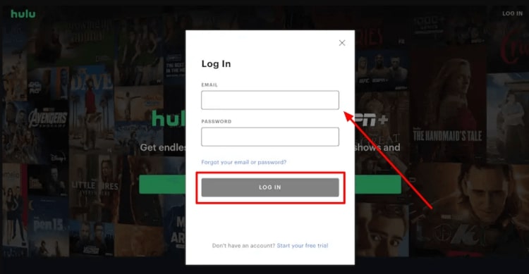 Log into Your Hulu Account 