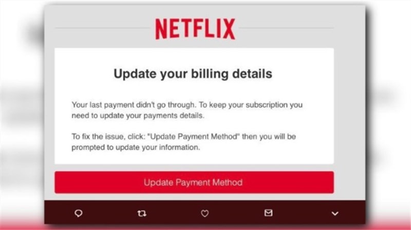 Upgrade Netflix Payment Method