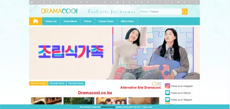 DramaCool Interface