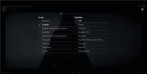 Change Disney Plus Language in Browser