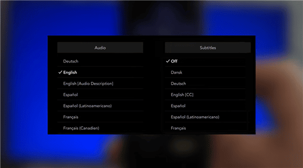 Change Disney Plus Language on TV