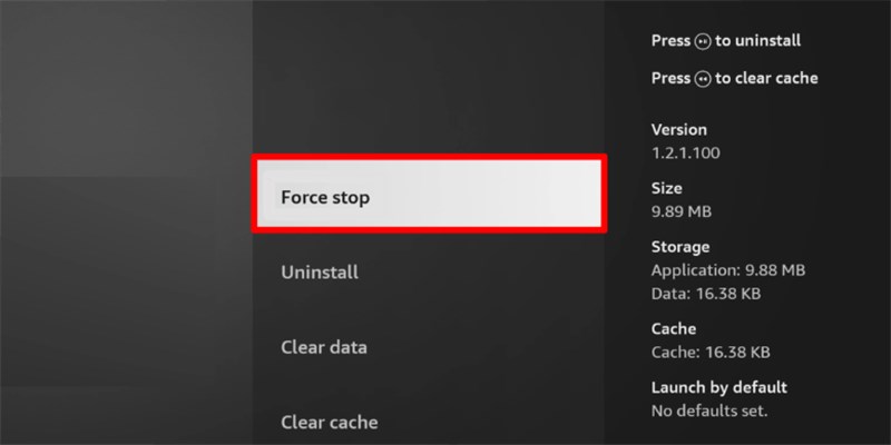 Force Stop Hulu App