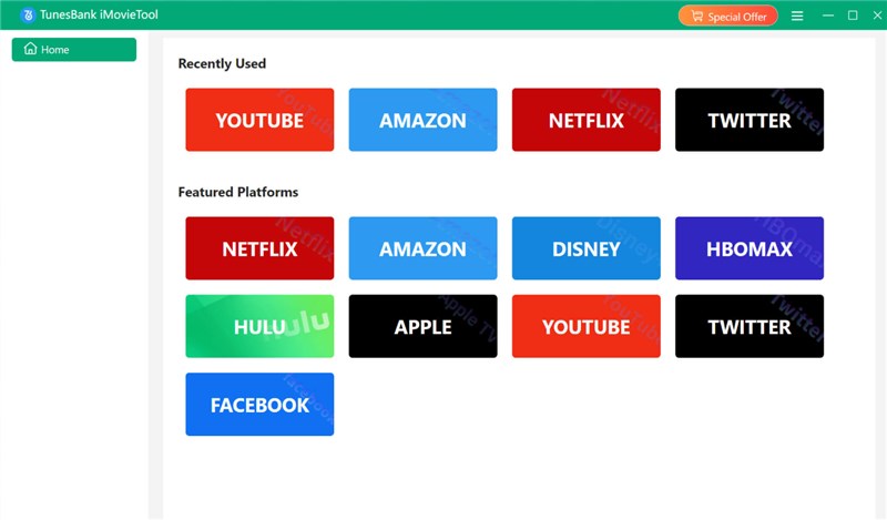TunesBank Max Video Downloader Interface