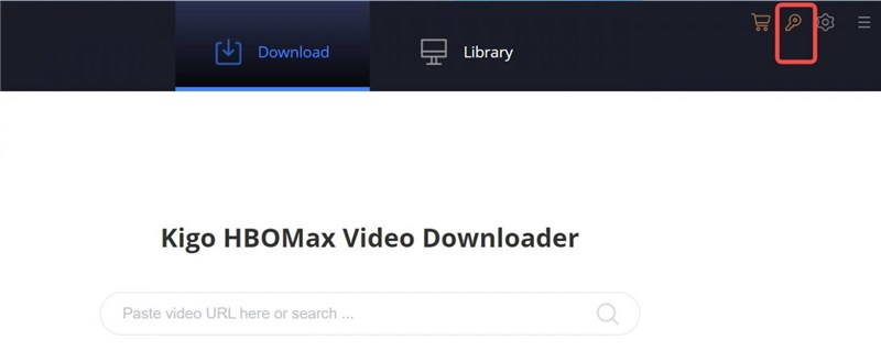 Kigo HBO Max Video Downloader Interface