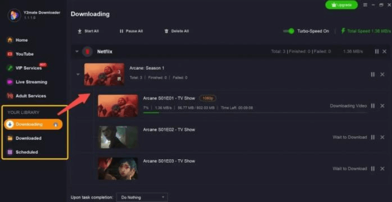 Y2mate Netflix Downloader