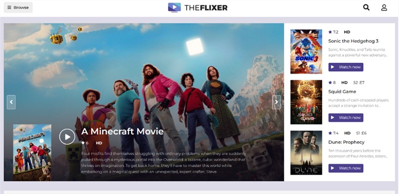 TheFlixer Interface