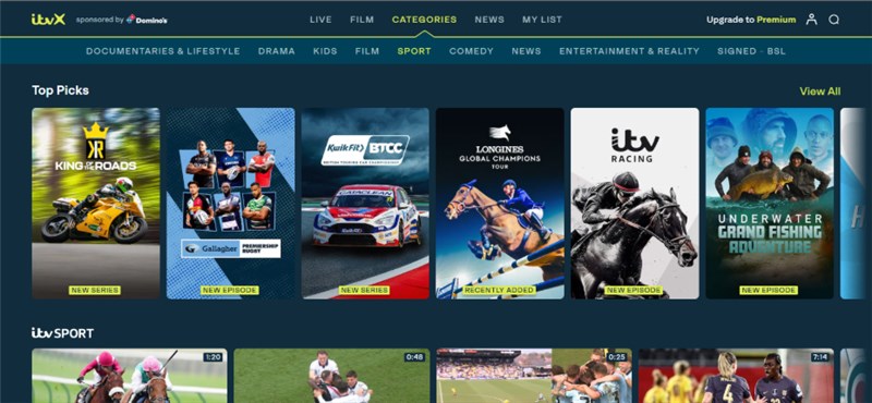 ITVX Interface