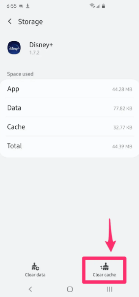 Clear Cache on Android