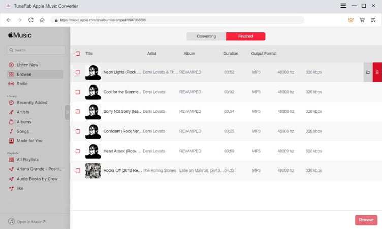 Locate the Converted Files