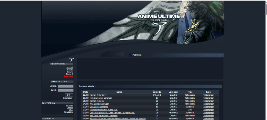 Anime Ultimate Interface