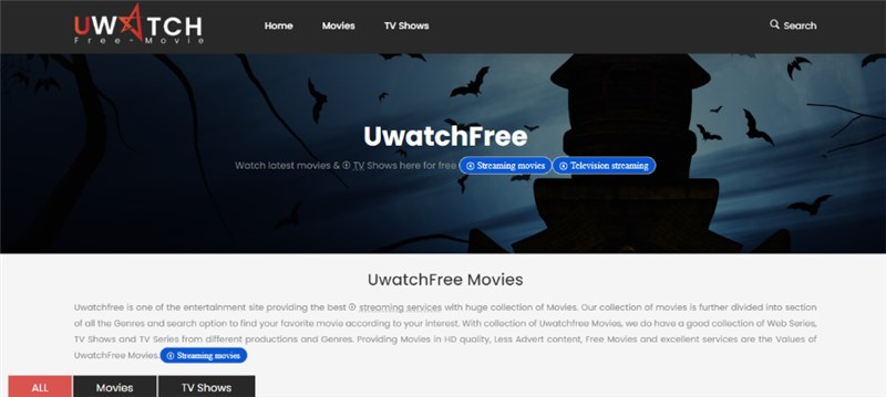 UWatchFree Interface