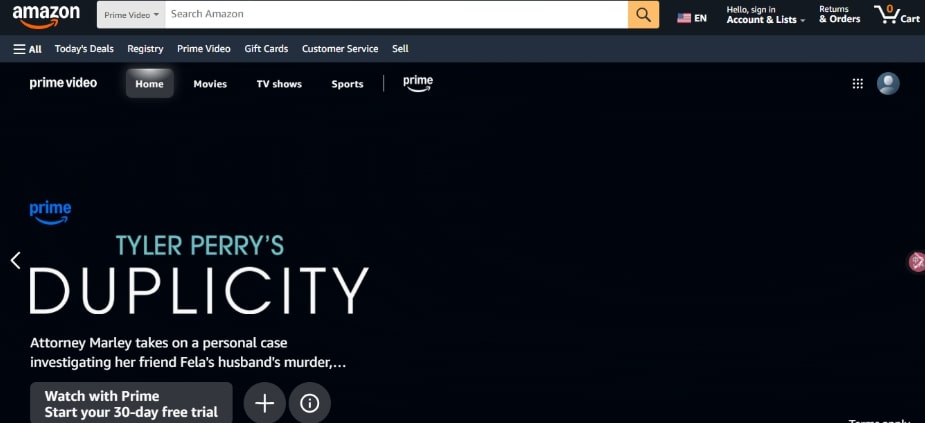 Go to Prime Video