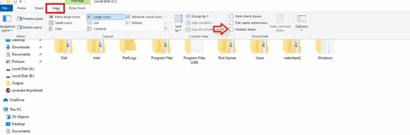 Hidden Items on Windows