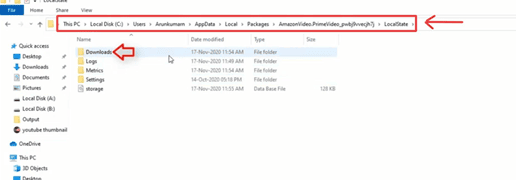 Prime Video Downloads on Windows
