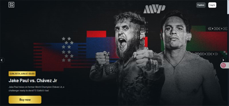 DAZN Interface