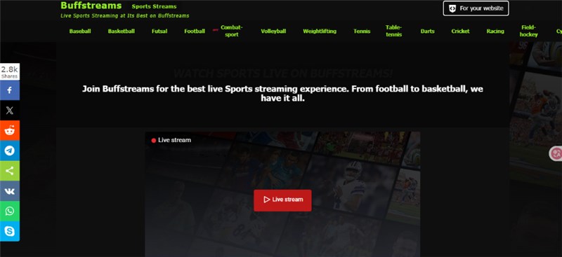 Buffstreams Interface