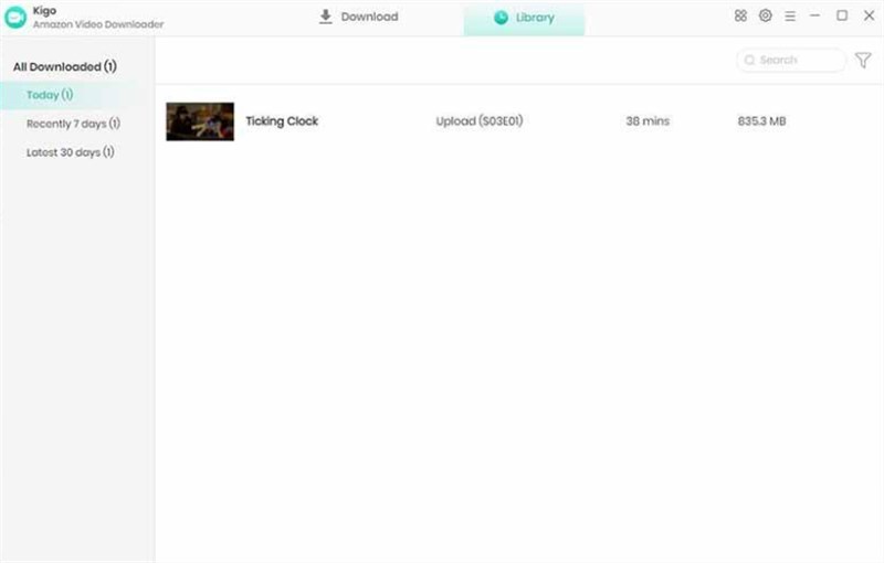 Download Amazon Prime Videos via Kigo Amazon Prime Video Downloader
