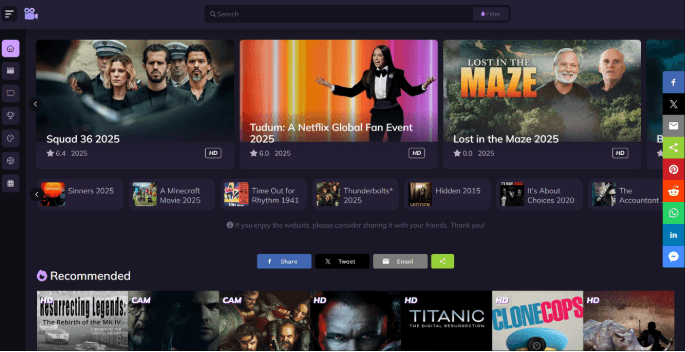 MovieWatcher Interface