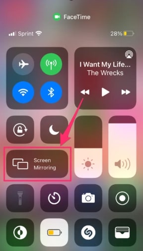 Choose Screen Mirroring
