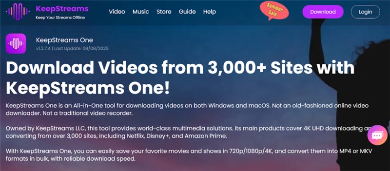 KeepStreams Video Downloader