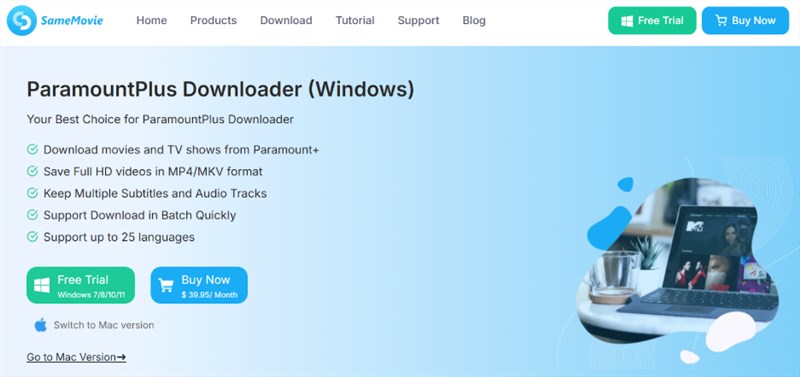 SameMovie Paramount Plus Downloader