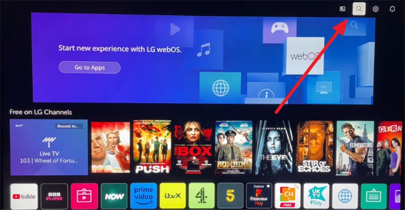 Click Search Icon