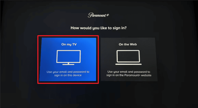 Choose On My TV on PS