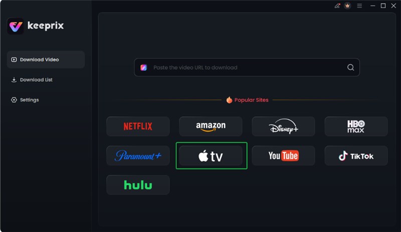Choose Apple TV Platform