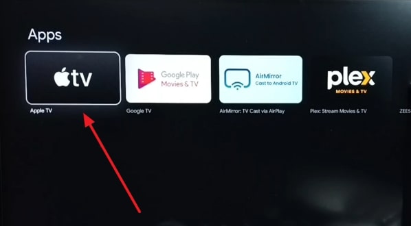 Choose Apple TV Option