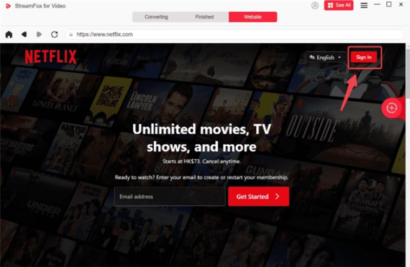 Log in Amazon Prime Account