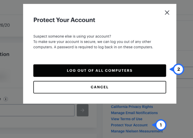 Log Out Hulu Unused Device