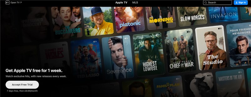 Get Apple TV Free Trial
