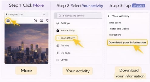 Download Instagram Information