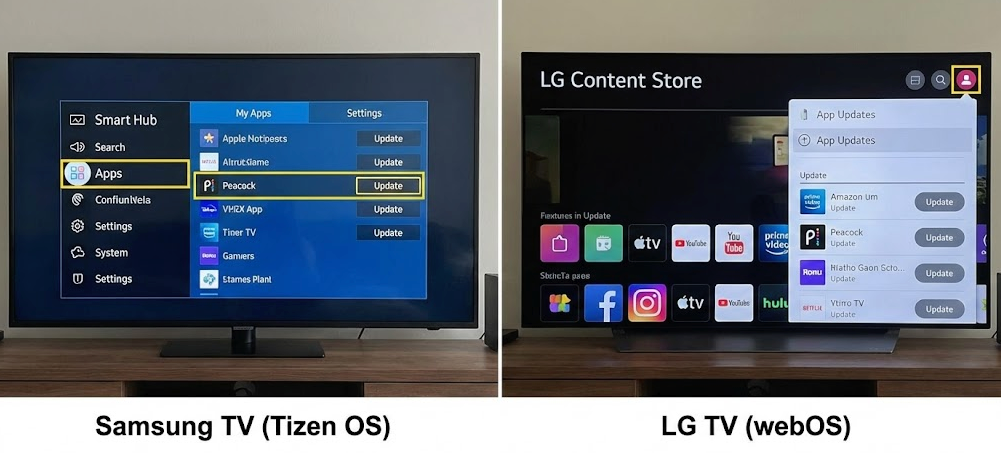 Samsung TV VS LG TV