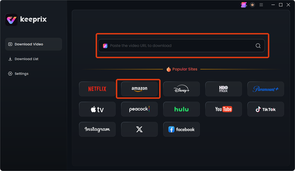 Choose Amazon Prime