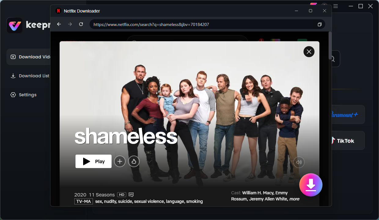 select Shameless