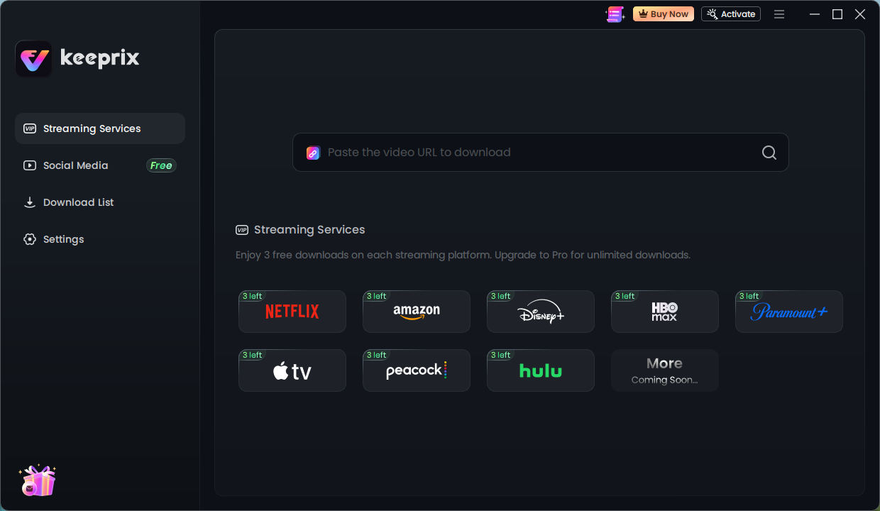 3 Free Downloads on Each Streaming Platform