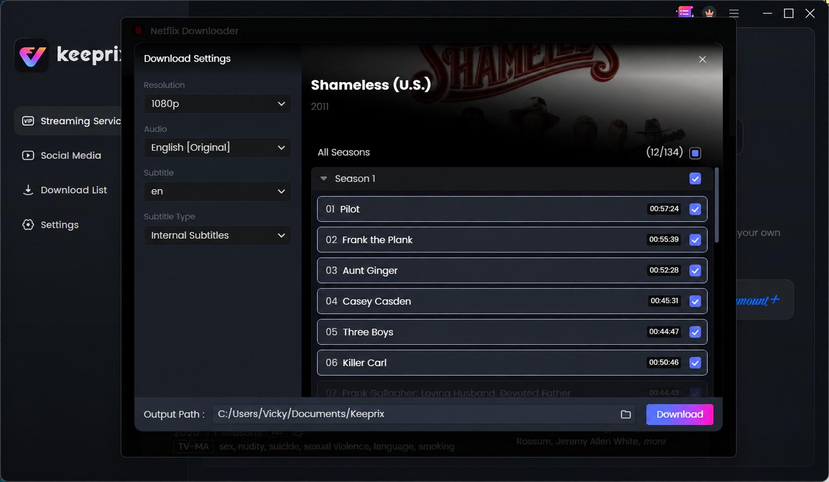 Batch Download Shameless