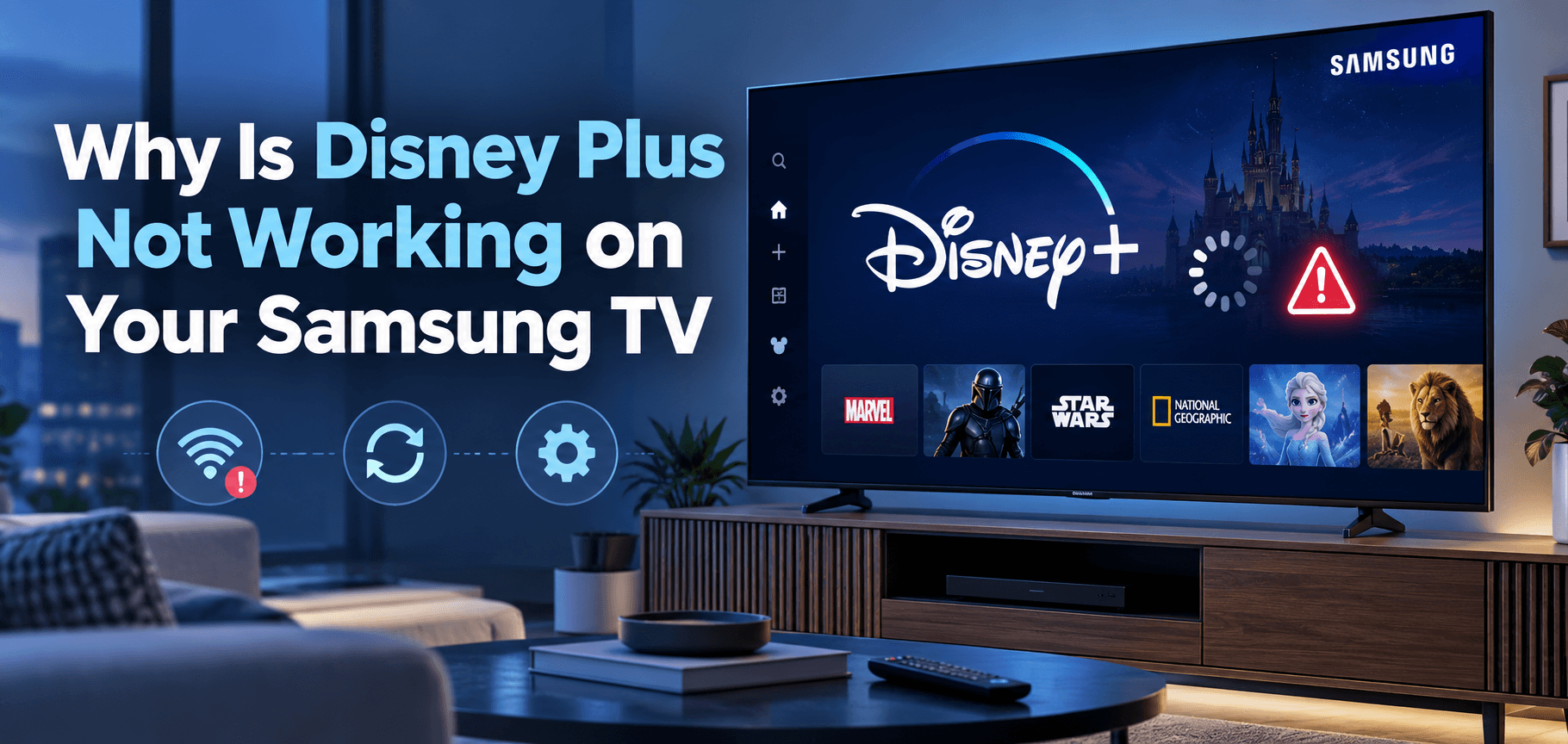 Disney Plus Not Working on Your Samsung TV