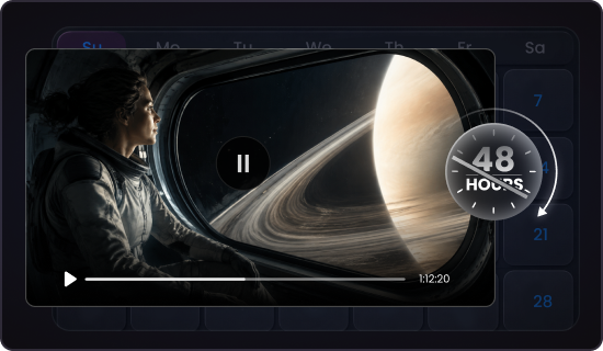 Flexible offline viewing schedule