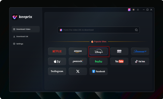 Install Keeprix and open youtube in the built-in browser