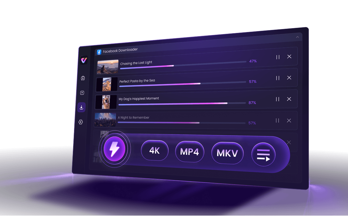 Keeprix Facebook Video Downloader ürün arayüzü