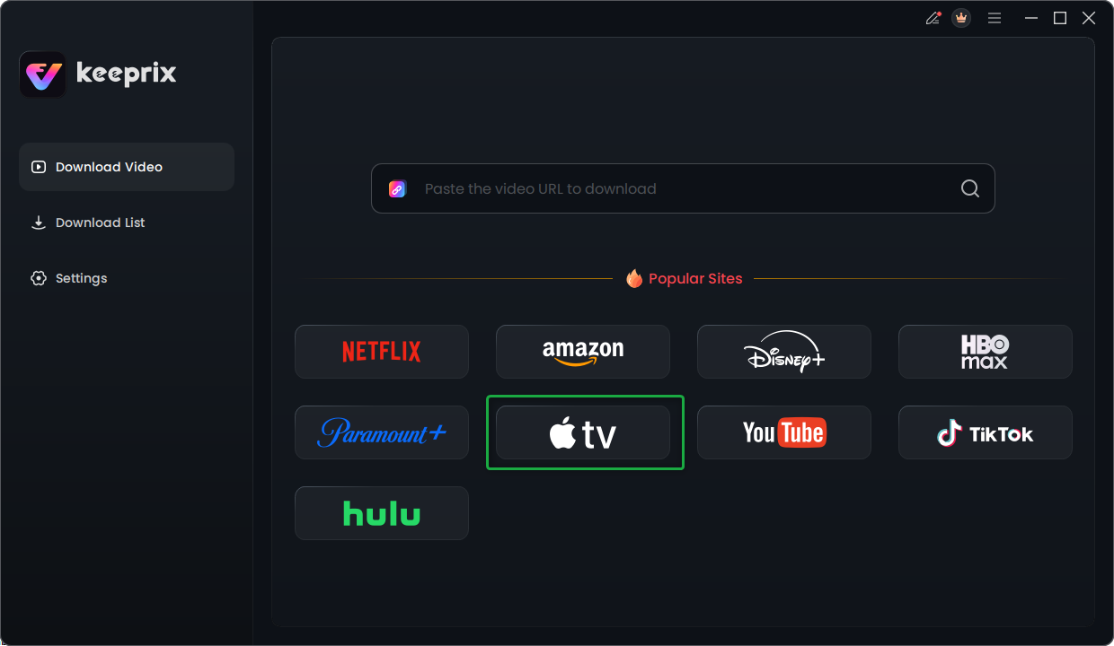 Choose Apple TV Platform