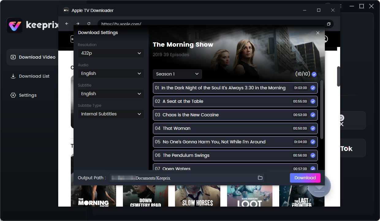 Configure Download Settings