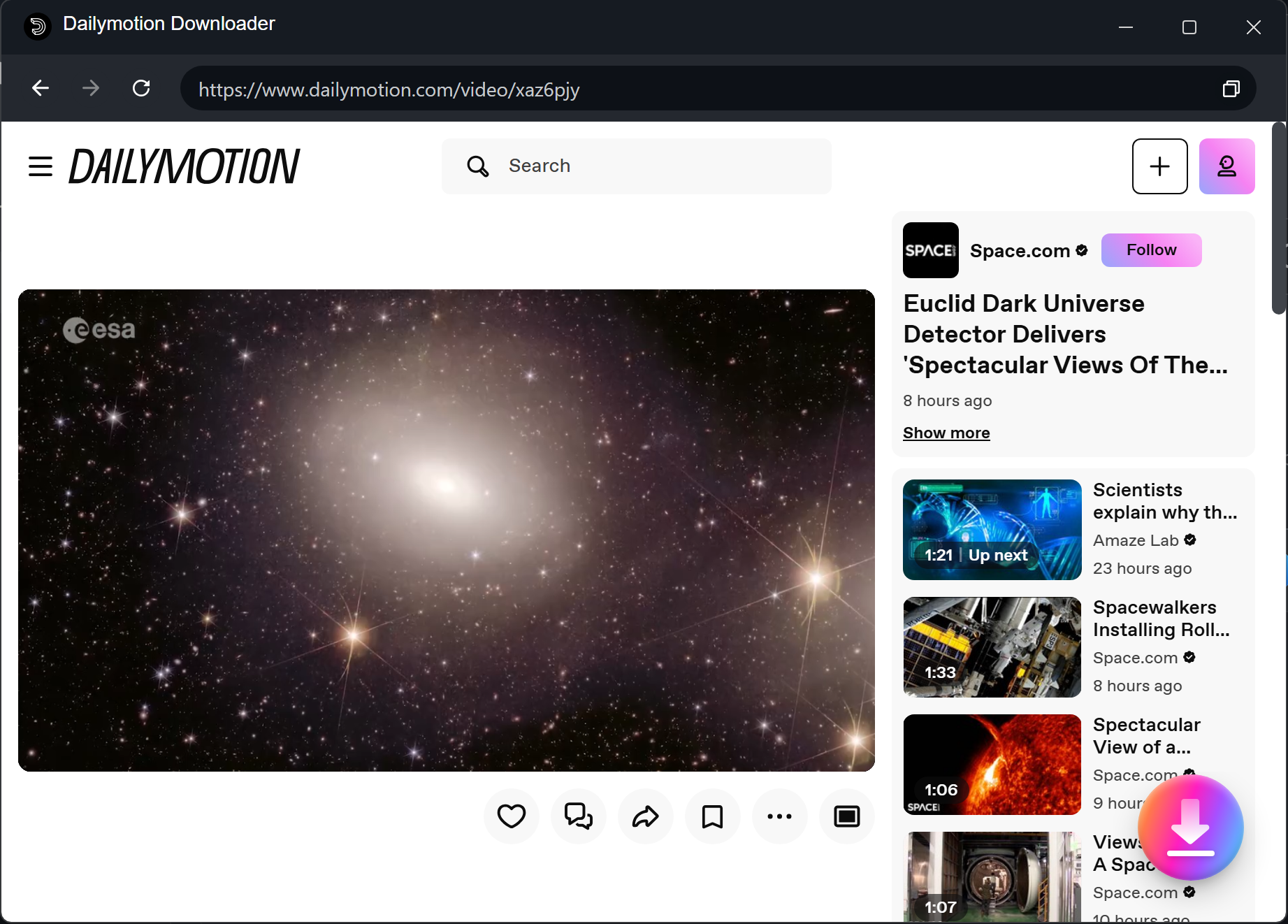 Choose Videos and Click Download Button