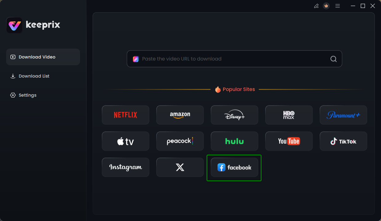 Choose Facebook Platform